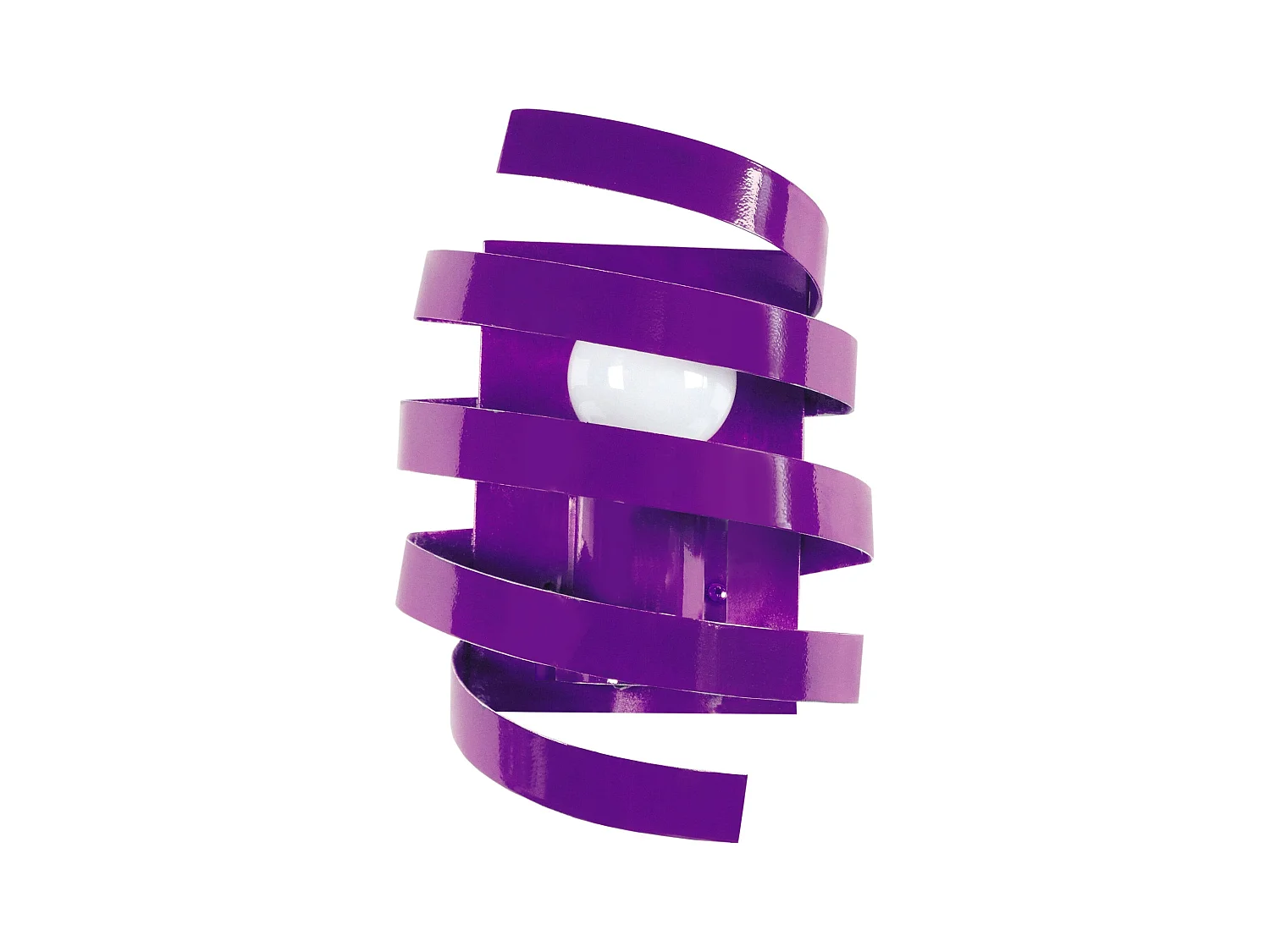 Aplique TOSEL , metal,violeta ,A12xD17xP26cm