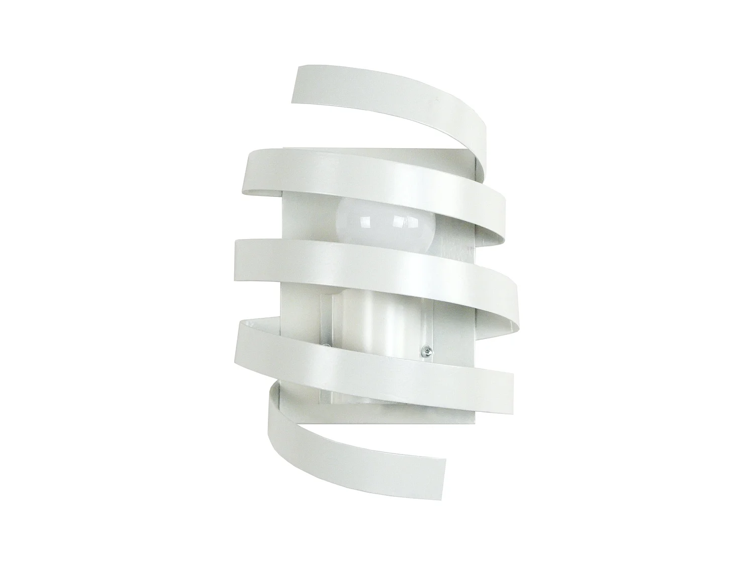 Applique TOSEL ,métal,Blanc  ,H9,5xD27xP17cm