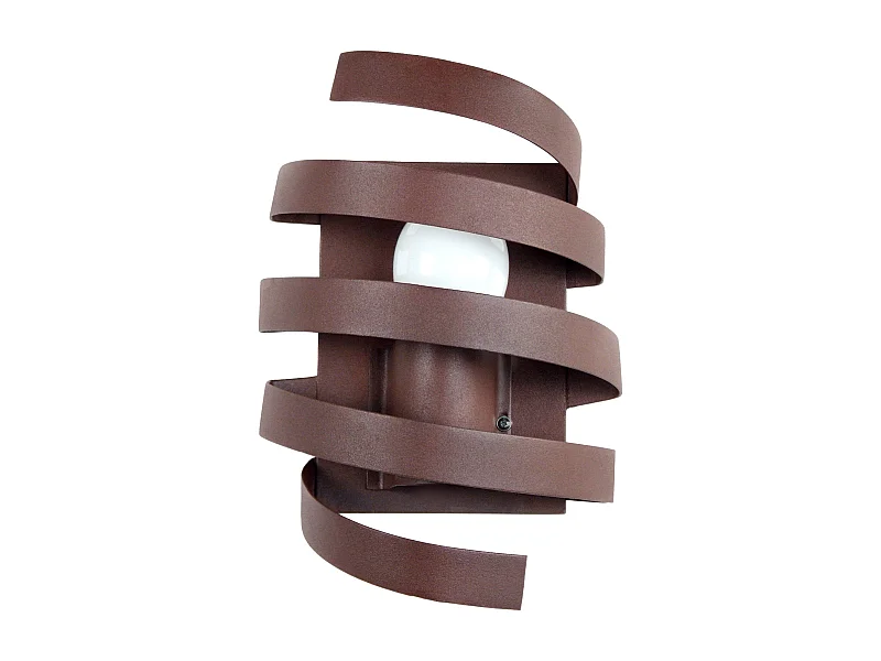 Applique TOSEL ,métal,Marron,H9,5xD27xP17cm