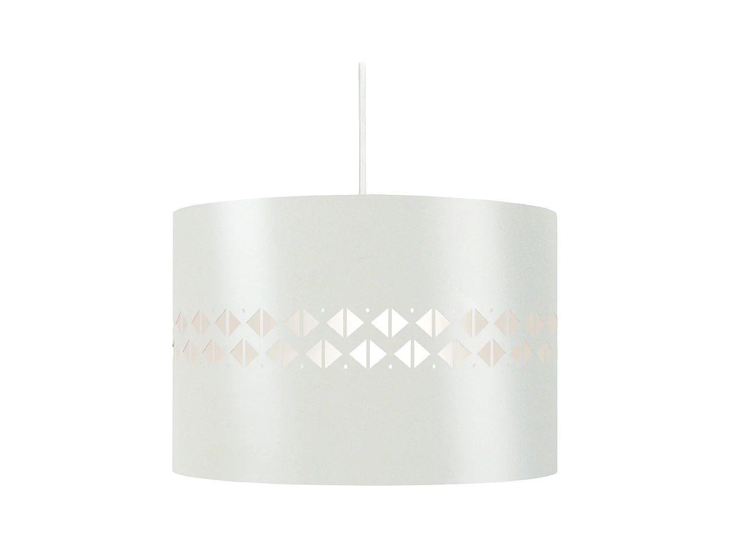 Suspensión  TOSEL ,metal,Blanco  ,A80x D30xP30cm