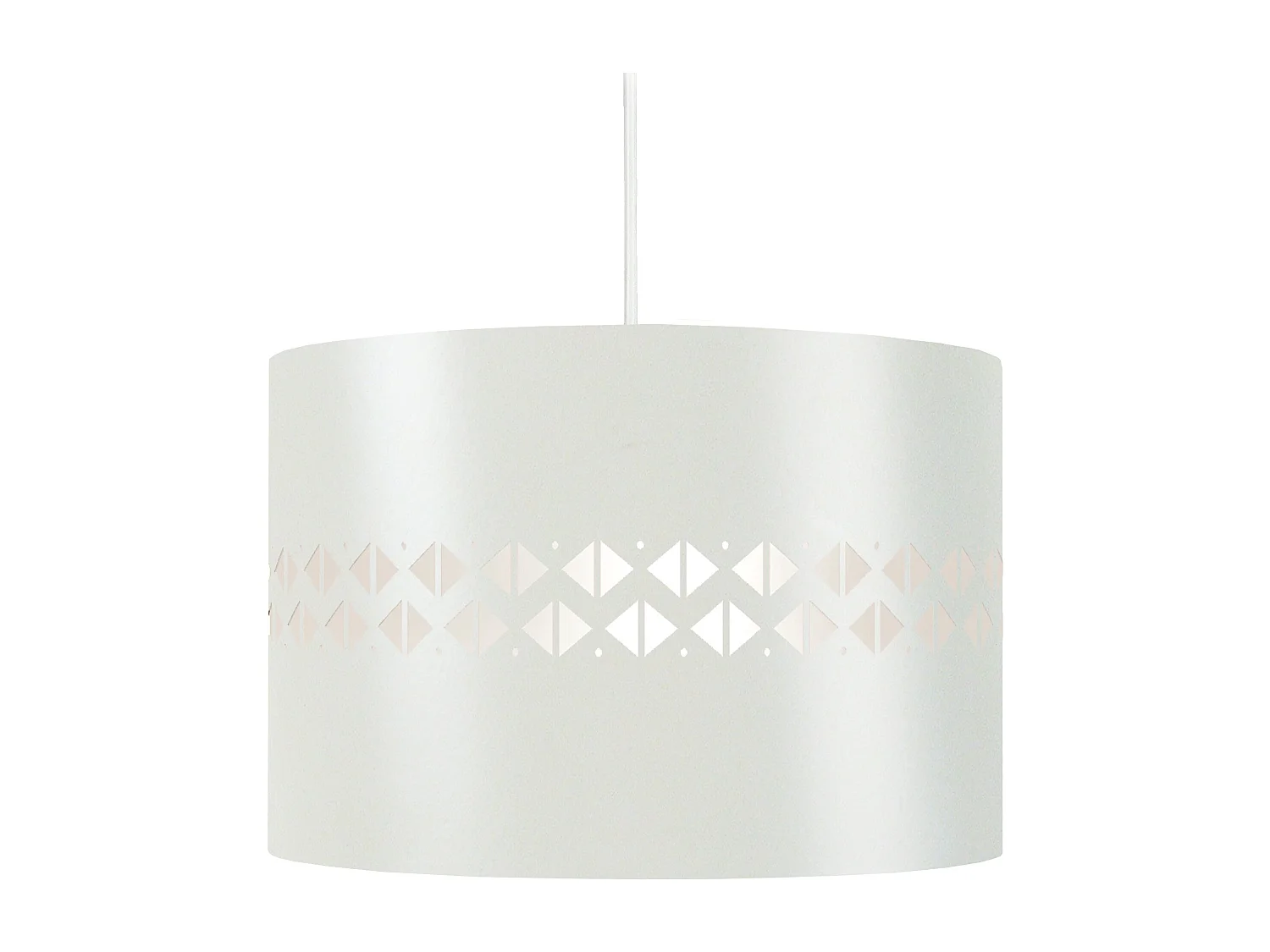 Suspensión  TOSEL ,metal,Blanco  ,A80x D30xP30cm