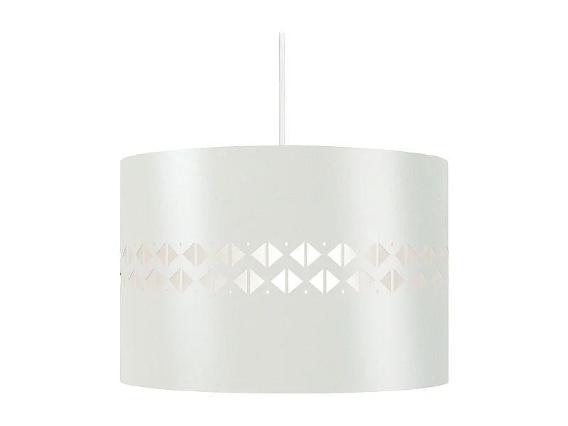 Suspensión  TOSEL ,metal,Blanco  ,A80x D30xP30cm