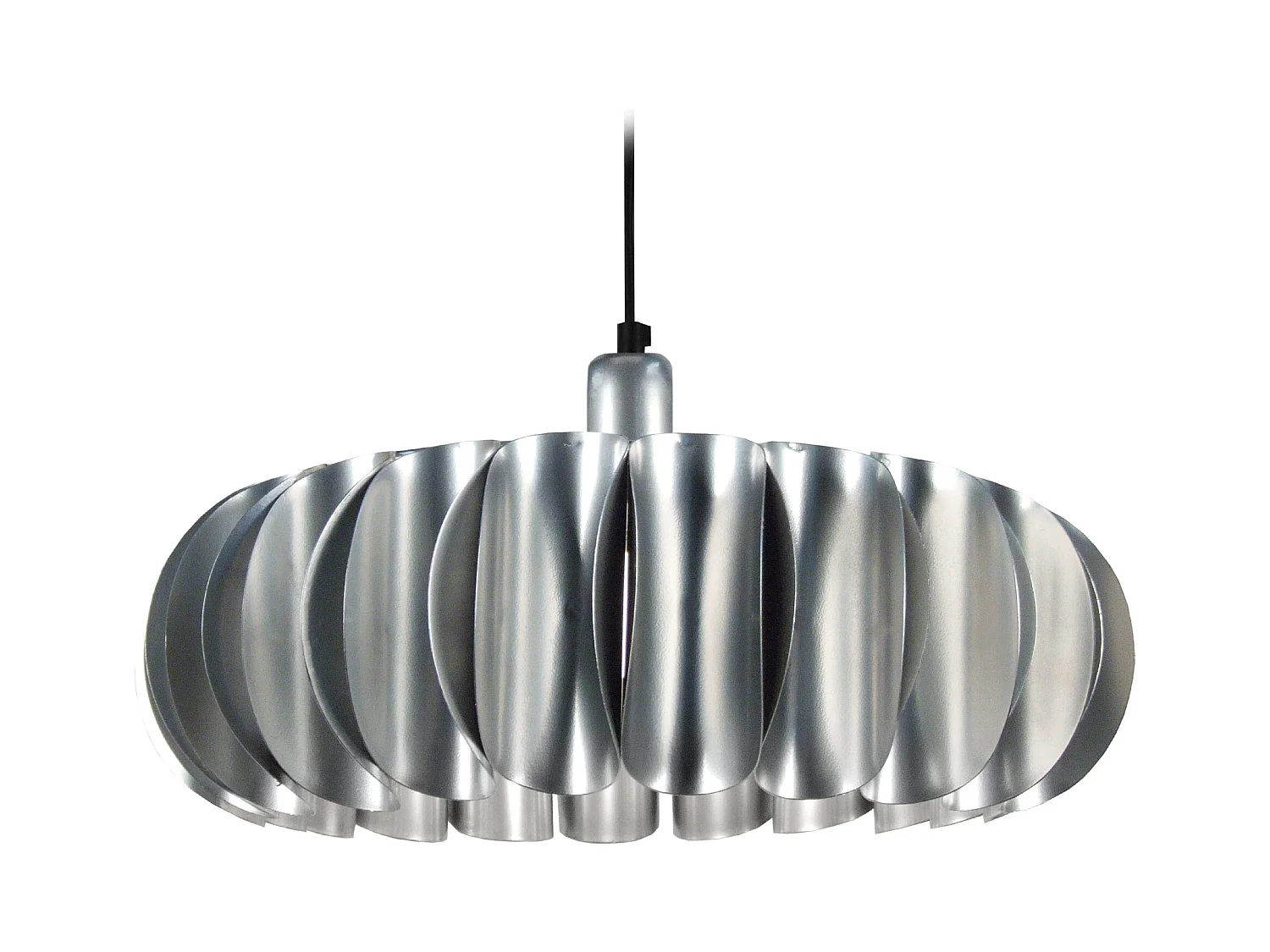 Suspensión  TOSEL , metal,Aluminio ,A80xD 40x P 40cm