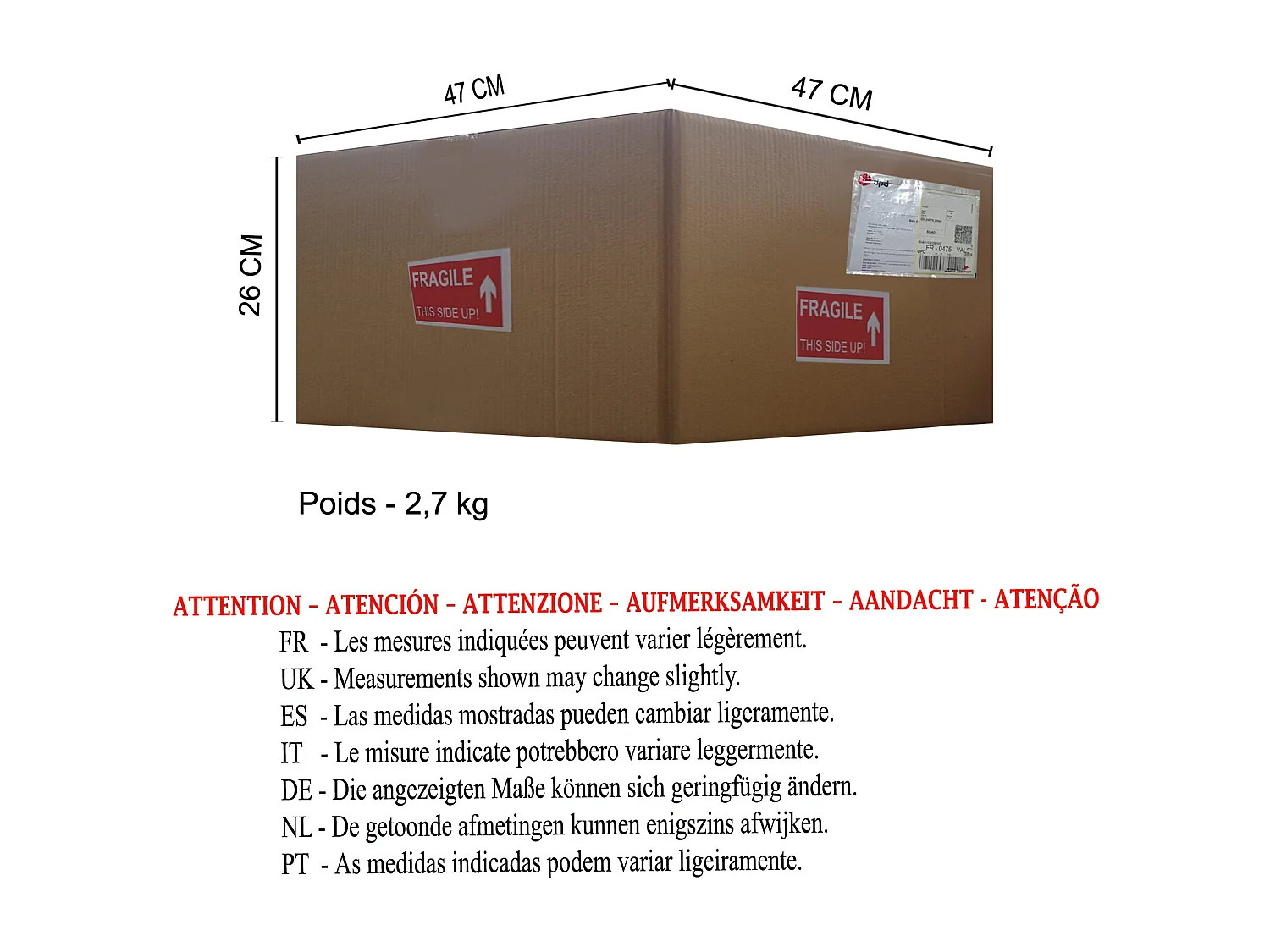 Suspension TOSEL ,métal,Aluminium,H80xD 40x P 40cm