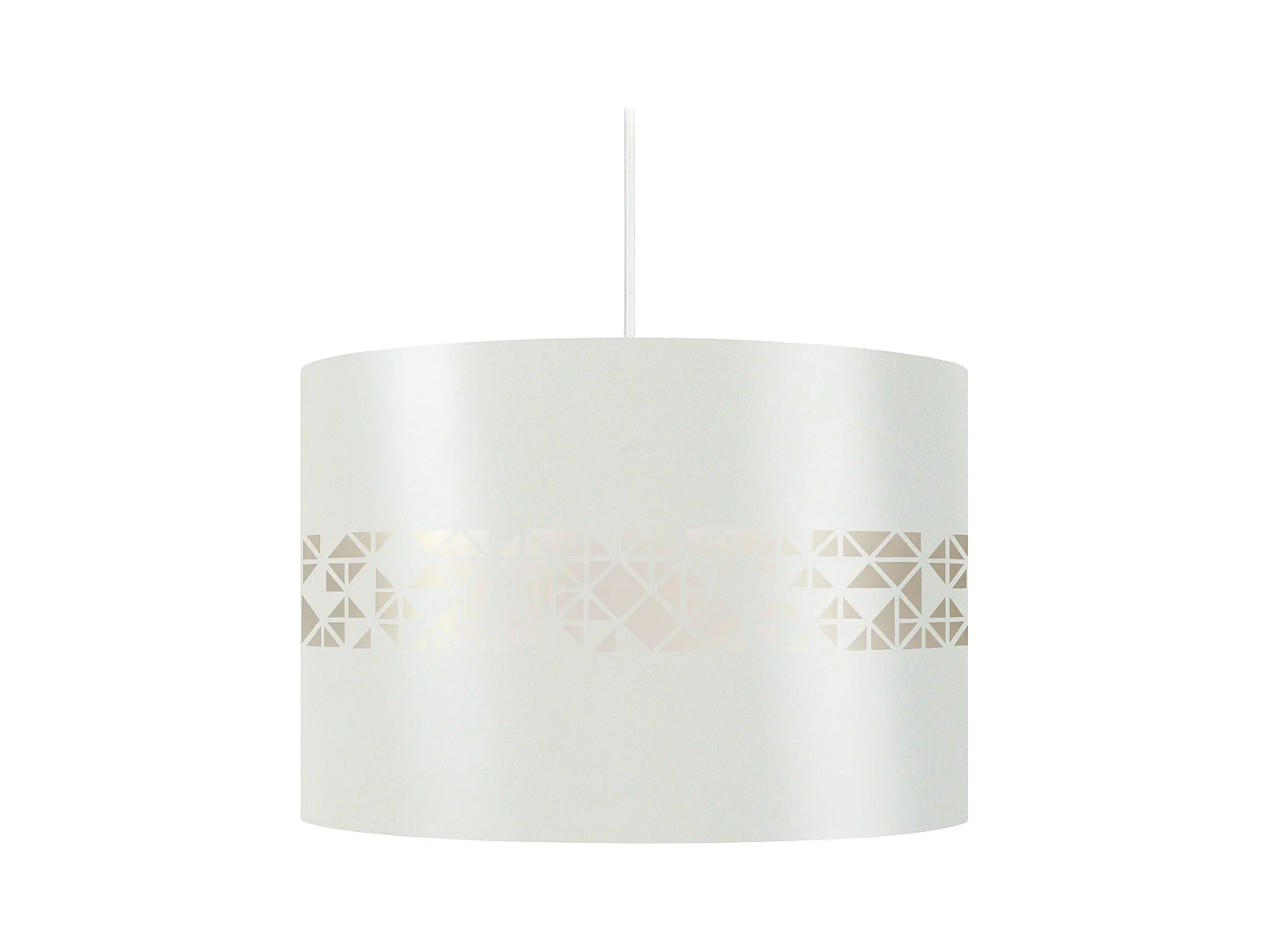 Suspensión  TOSEL ,metal ,Blanco  ,A80xD 30xP30cm