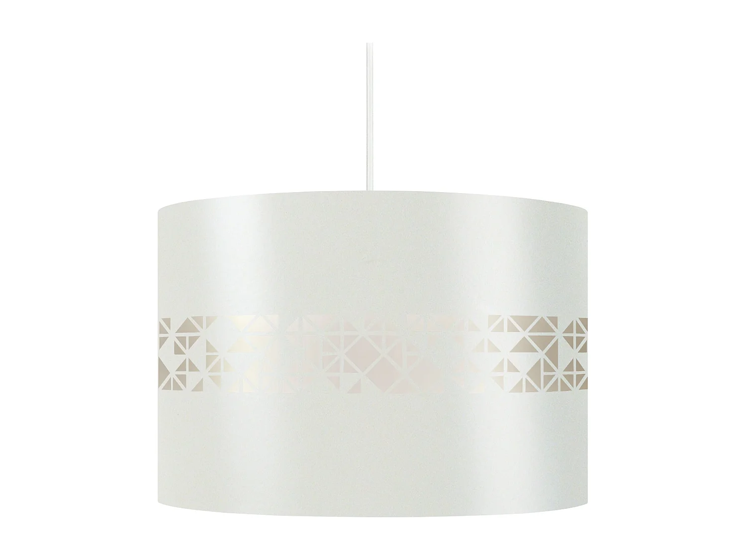 Suspension TOSEL ,métal,Blanc   ,H80xD 30xP30cm