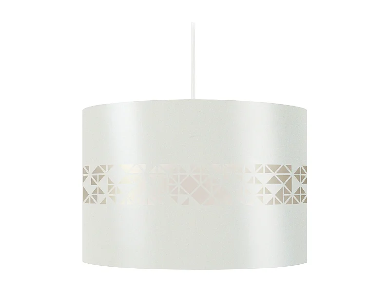 Suspension TOSEL ,métal,Blanc   ,H80xD 30xP30cm