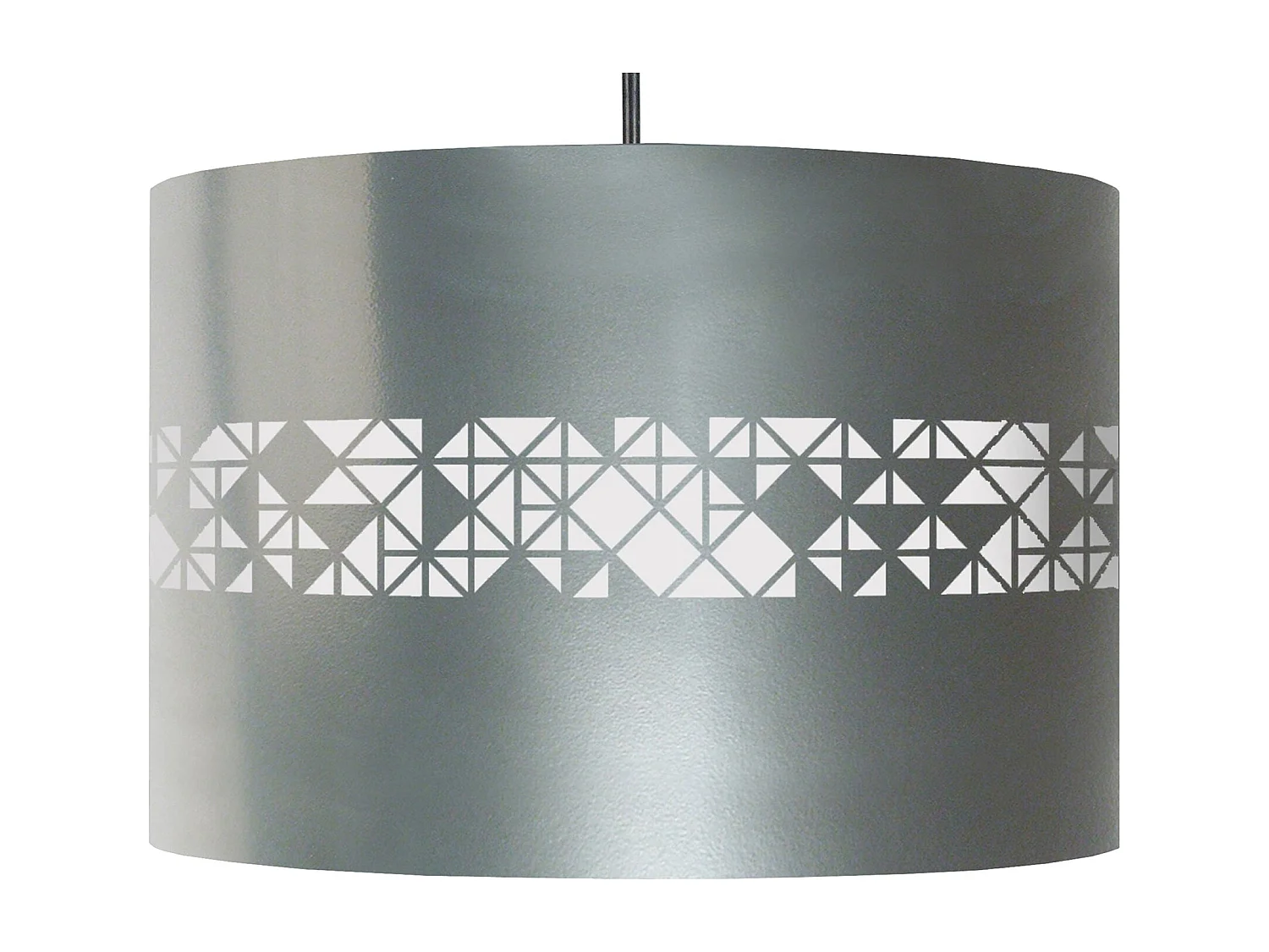 Suspension TOSEL ,métal,Aluminium,H 80xD 30x P 30 cm