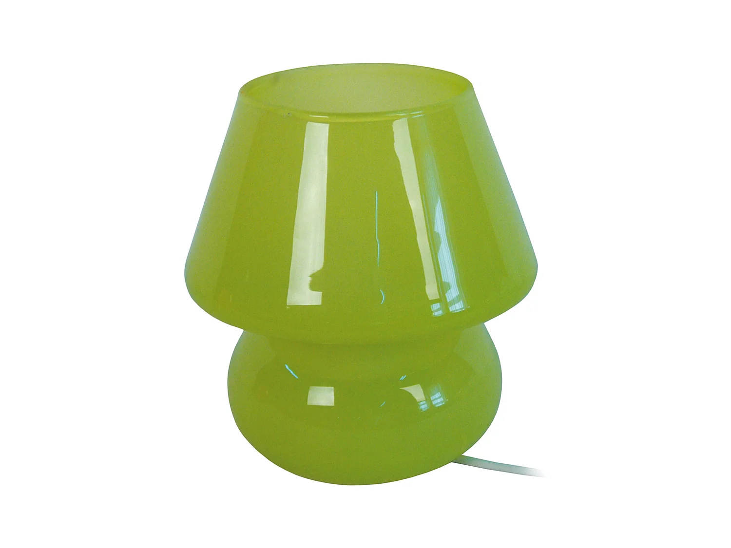 Lampe de Chevet TOSEL ,verre,Vert ,H16,5xD15,5xP15,5cm