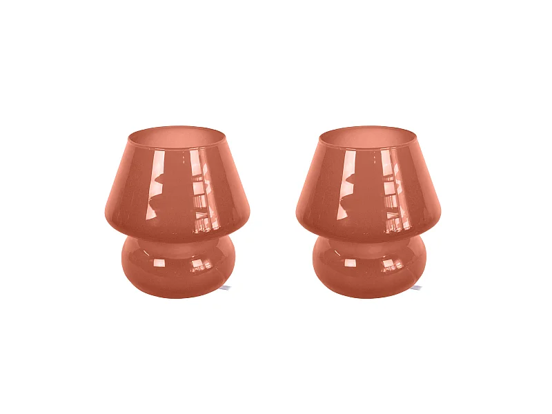 Abajur TOSEL KUBO LT2 tecido quadrado natural D16 x  H25,5  cm