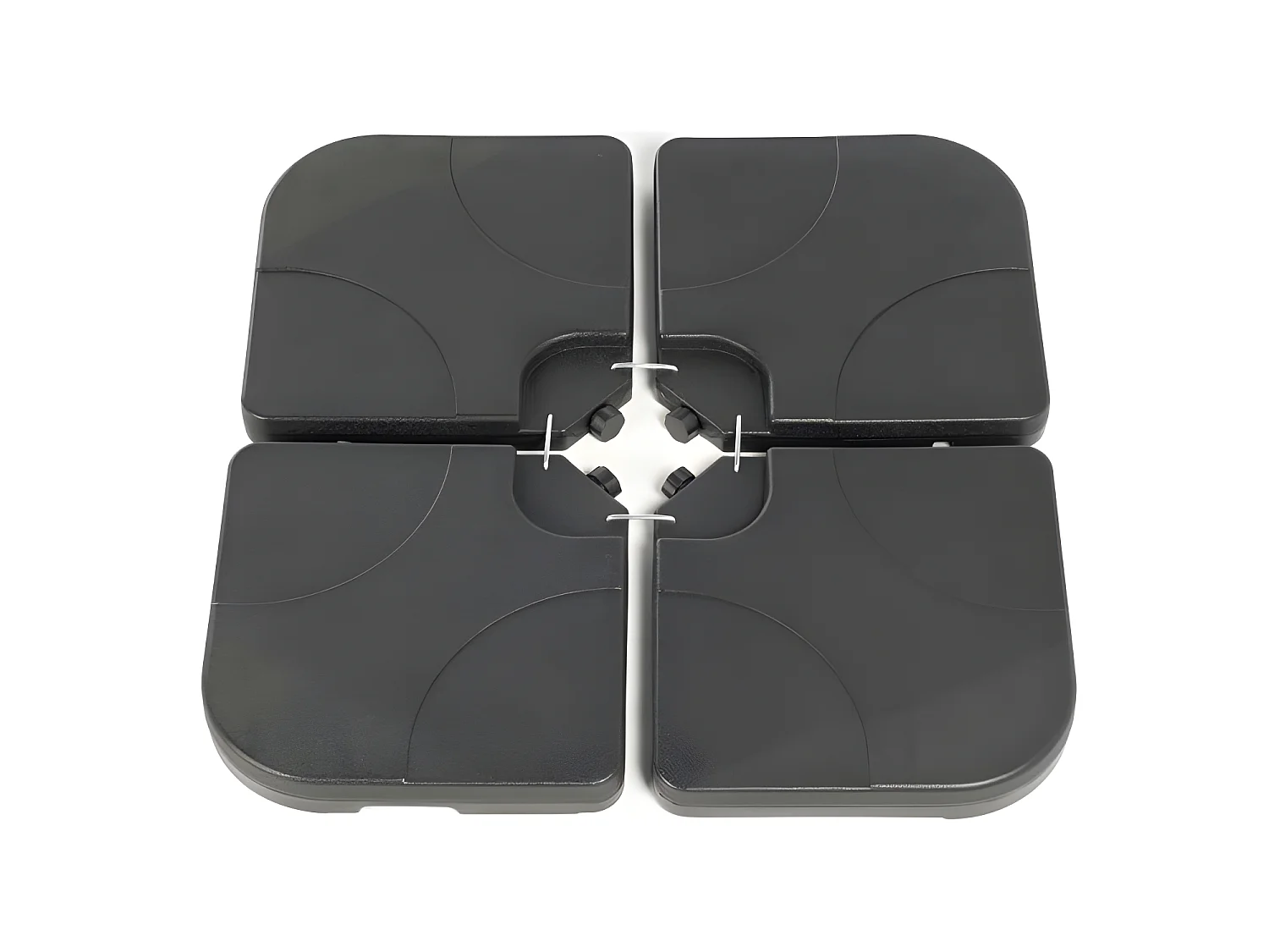 Base parasol cuadrada 1 Base parasol cuadrada Plástico KieferGarden