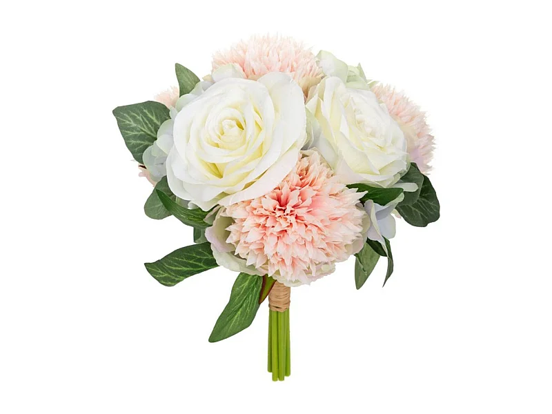 Bouquet de Fleurs "Oeillet" 26cm Multicolore