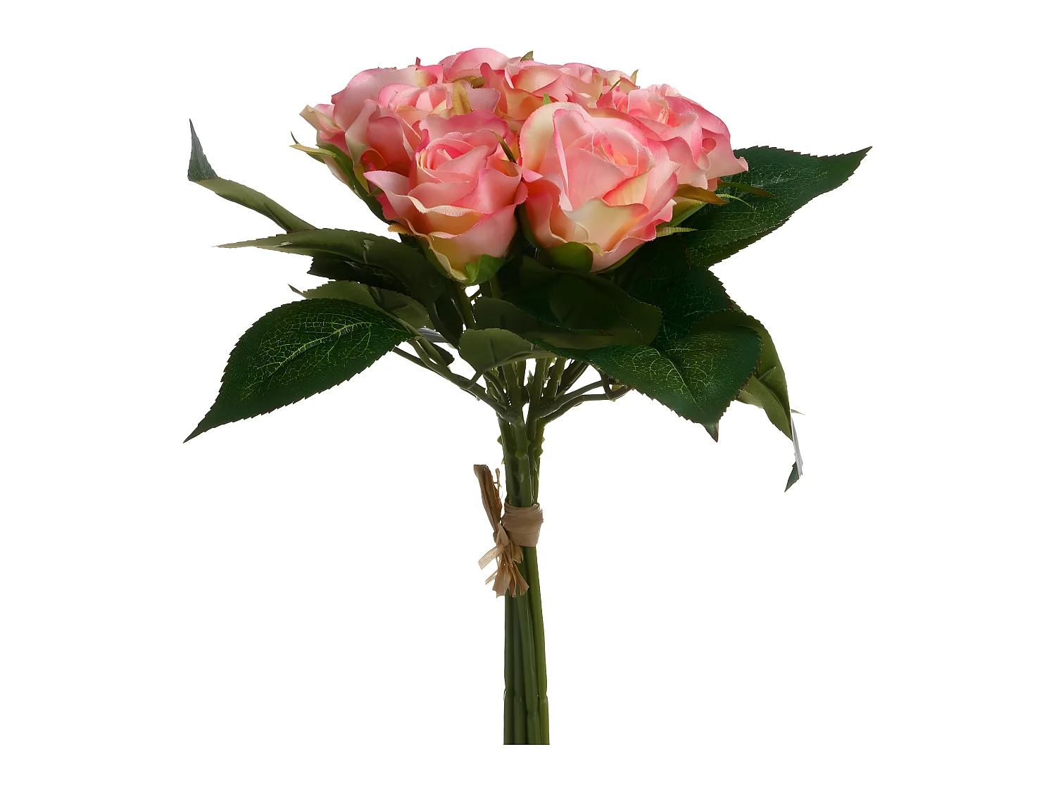 Bouquet de Fleurs "9 Roses" 25cm Rose