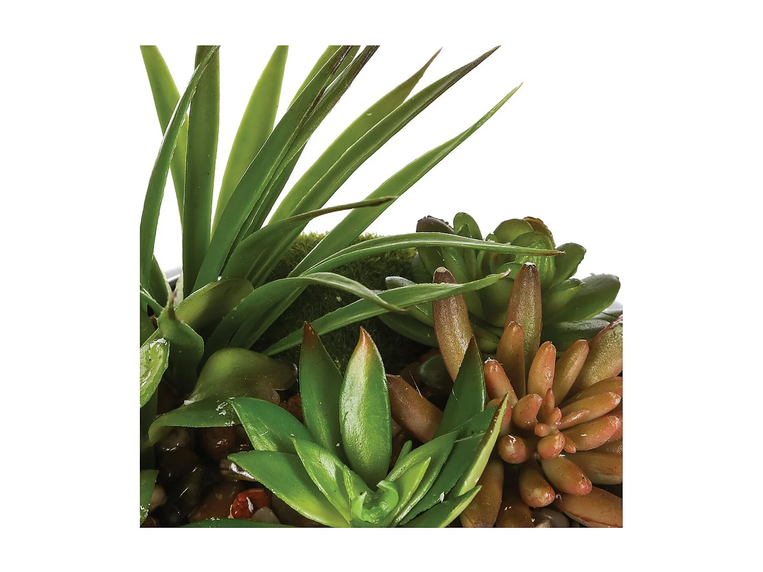 Composition Florale "Vase Céramique" 20cm Noir