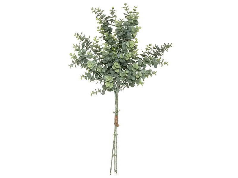 Plante Artificielle "Bouquet Eucalyptus" 63cm Vert