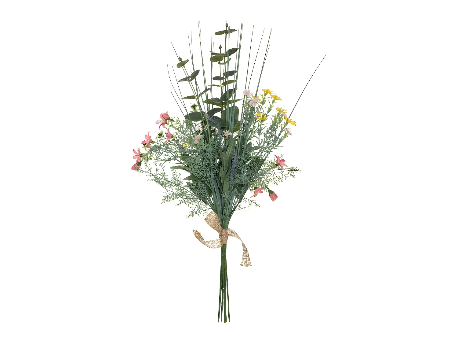 Bouquet Artificiel "Eucalyptus & Bucolique" 66cm Vert