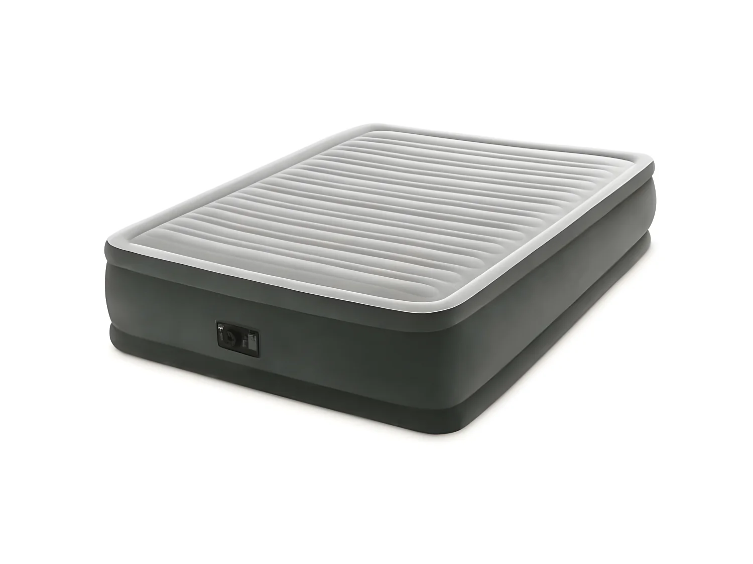 Cama hinchable Comfort plush Intex 2 personas con bomba eléctrica 46x152x203 cm