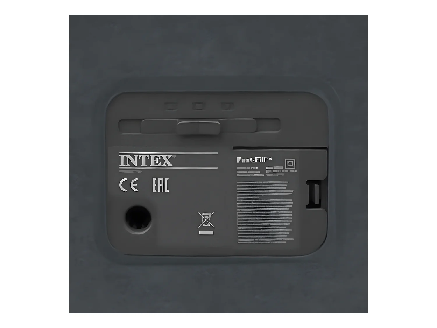 Cama hinchable Comfort plush Intex 2 personas con bomba eléctrica 46x152x203 cm