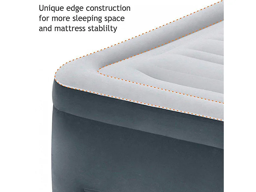 Intex Letto ad Aria Dura-Beam Deluxe Comfort Plush Queen 152x203x46 cm