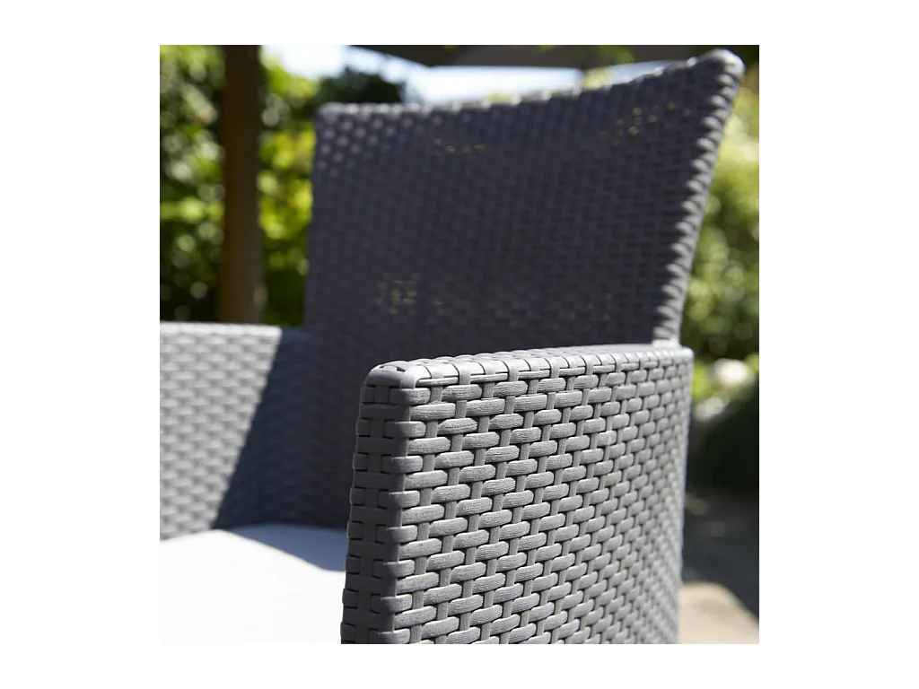 Tuinstoel Iowa grafietkleurig 215526