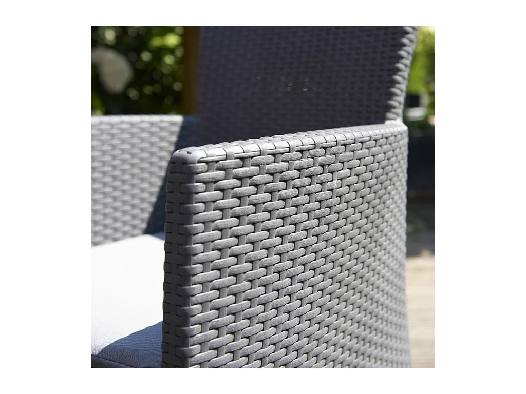 Tuinstoel Iowa grafietkleurig 215526