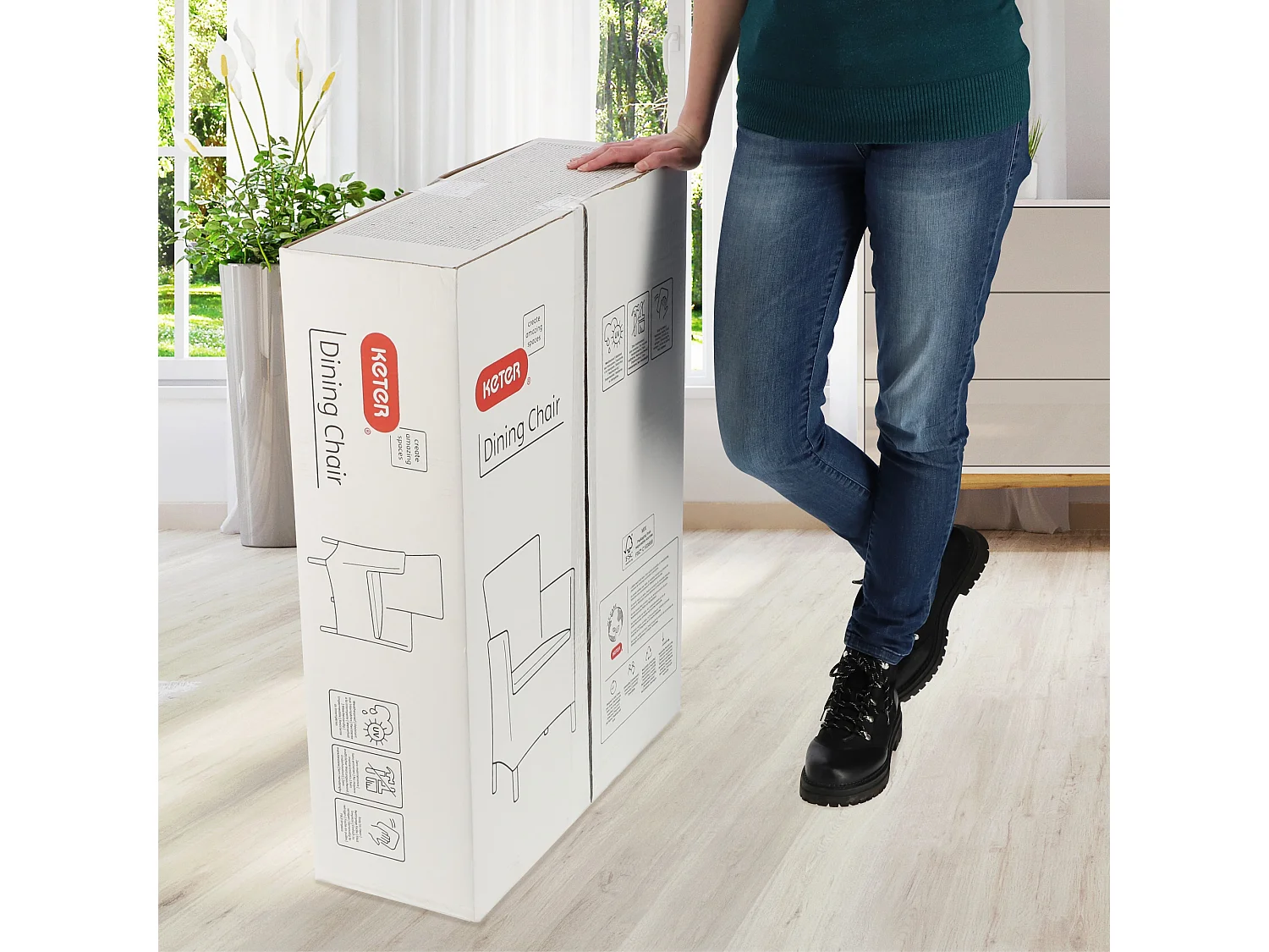 Gartensessel Iowa Graphitgrau 215526