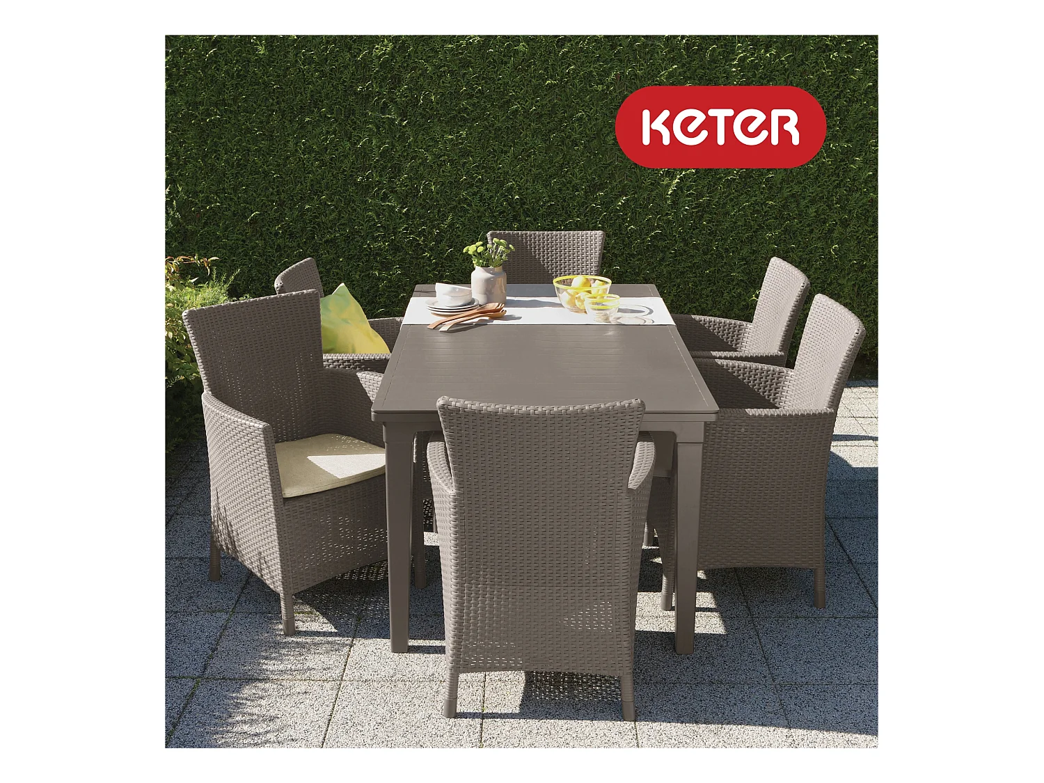 Gartensessel Iowa Cappuccino 215519