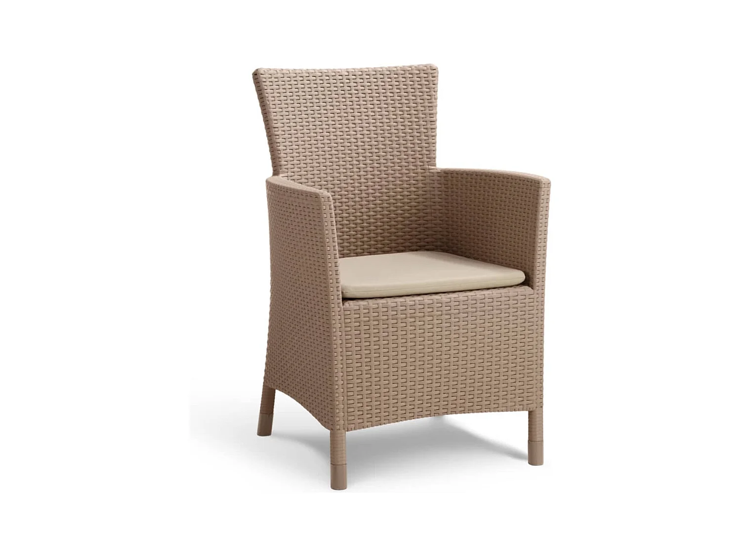Chaise de salle à manger de jardin Iowa Cappuccino 215519
