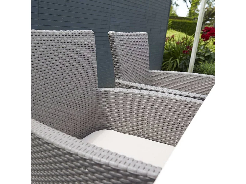 Chaise de salle à manger de jardin Iowa Cappuccino 215519