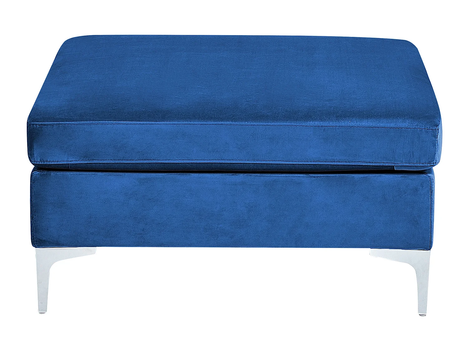 Ottomane EVJA Samtstoff Marineblau