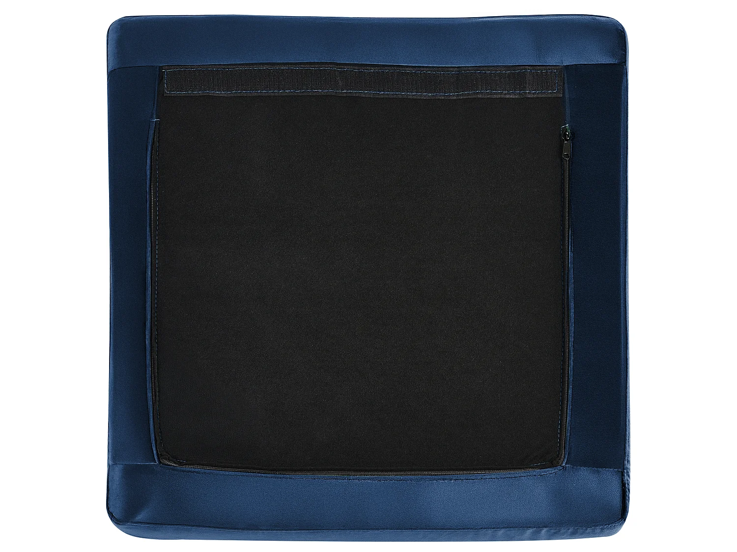 Ottoman EVJA Velours Bleu marine