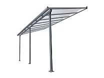 TT3042.AL-Toit terrasse fabriqué en aluminium coloris gris anthracite