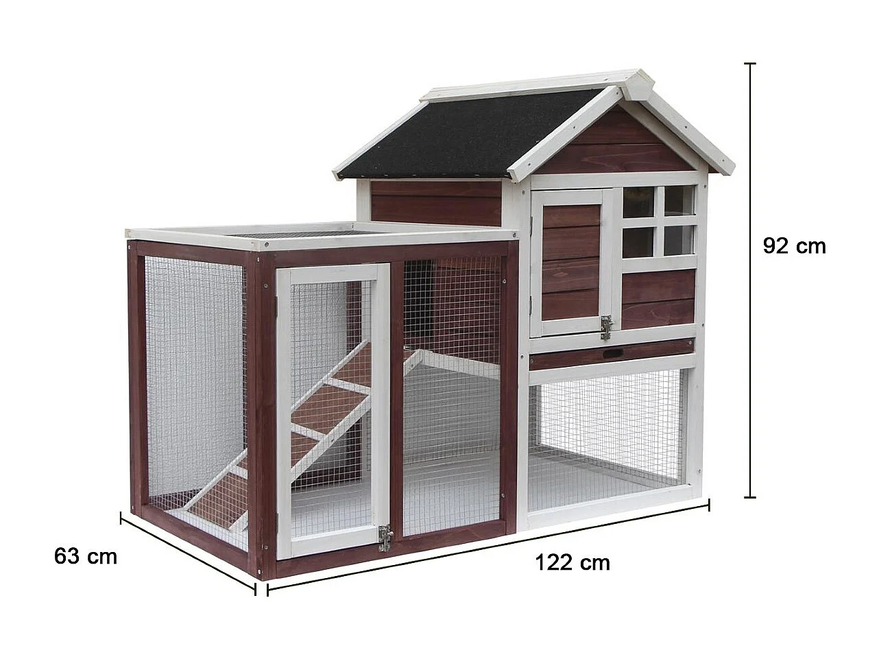 PO1206-Poulailler bicolore standard bi-corps