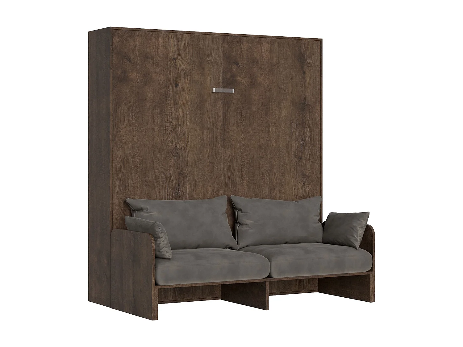 Lit queen size escamotable vertical 160 Kentaro Sofa Noyer -A20