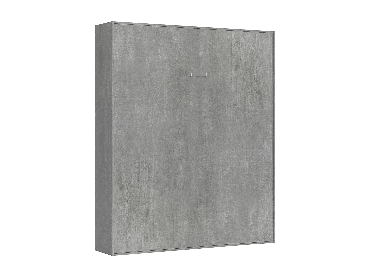 Lit queen size escamotable vertical 160 Kentaro Gris Béton