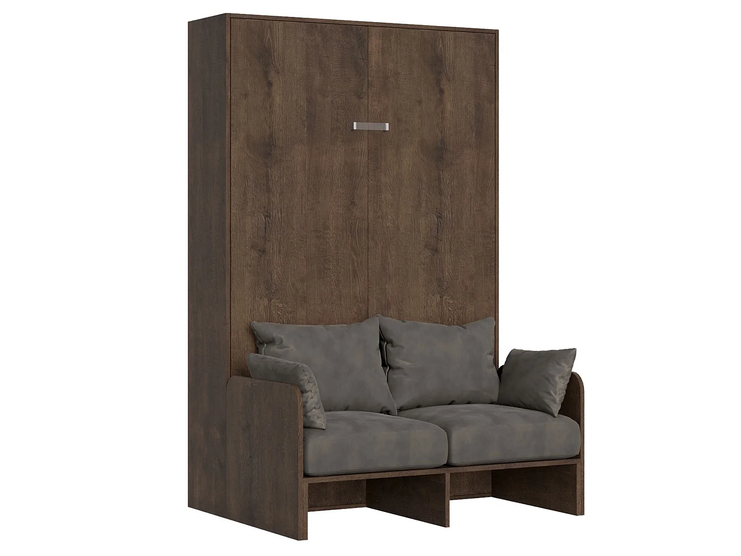Lit double escamotable vertical 140 Kentaro Sofa Noyer -A20