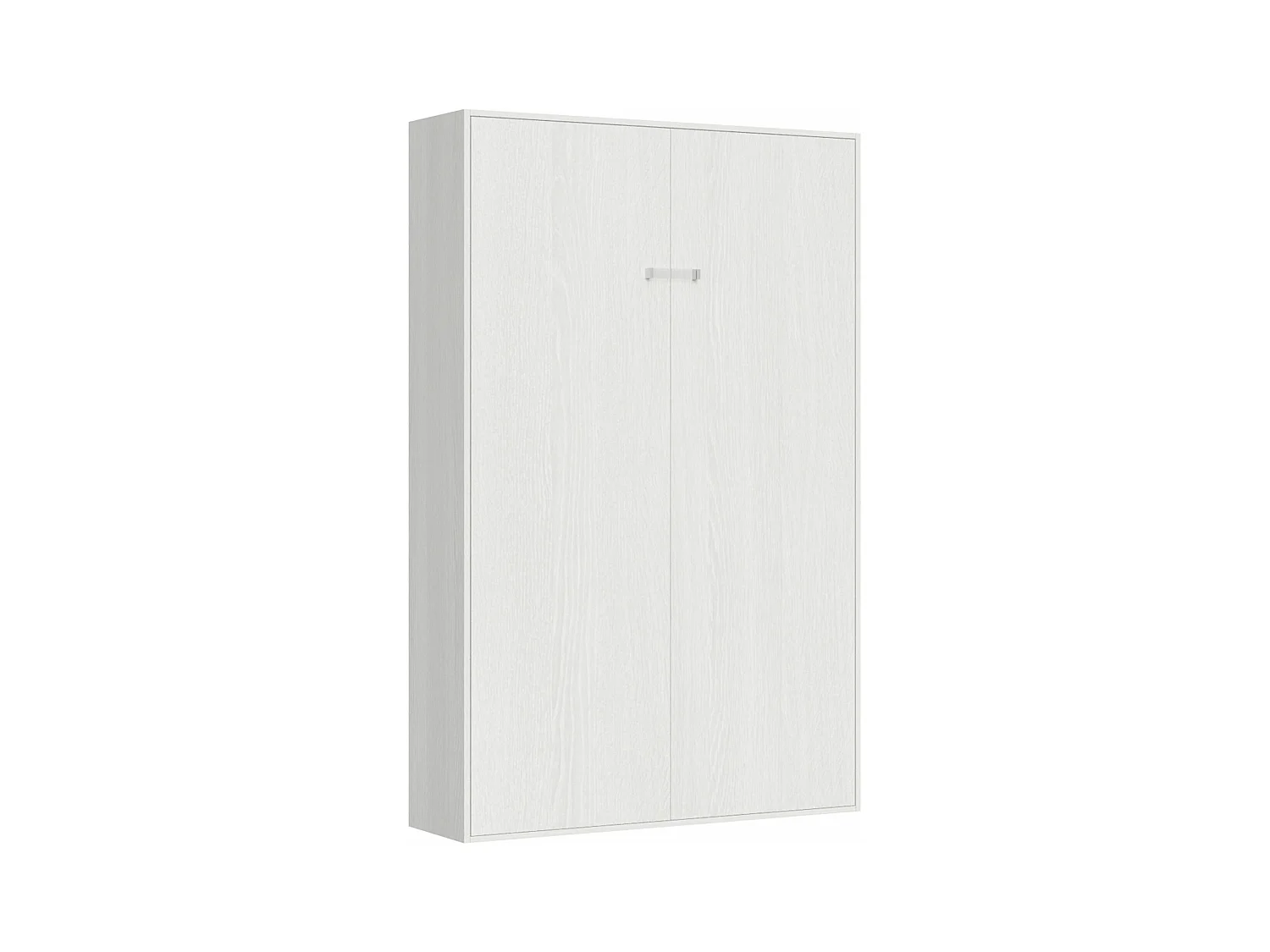 Lit escamotable vertical 140 Kentaro Frêne Blanc