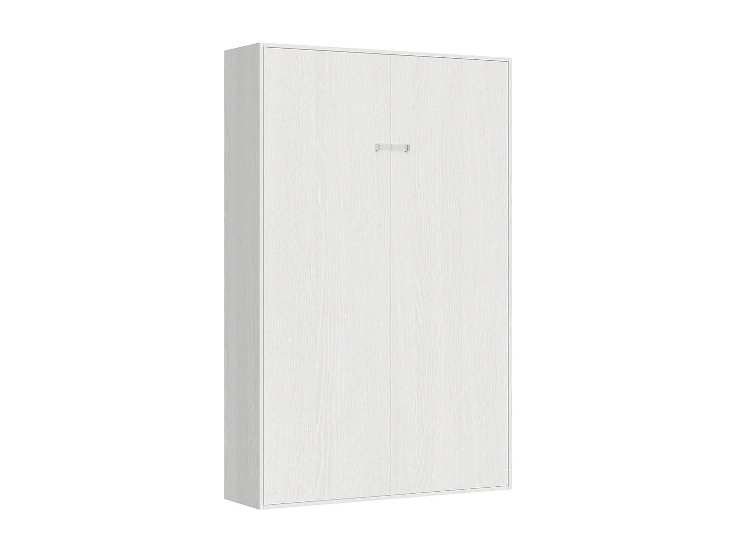 Cama retrátil 140 vertical Kentaro Cinza Branca