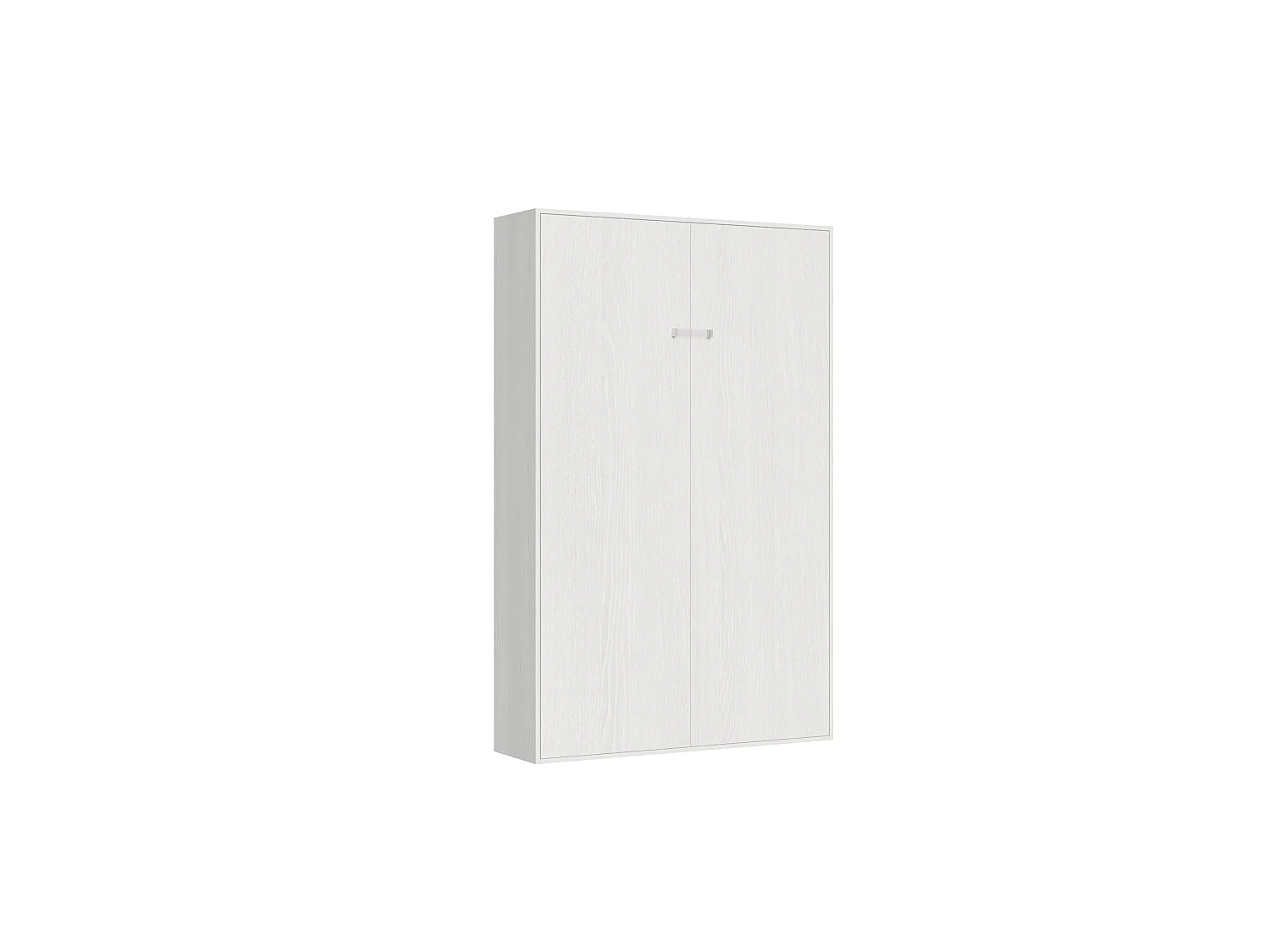 Kanto verticaal opklapbed 140x190 cm wit hout