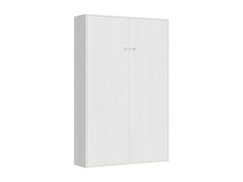 Lit double escamotable vertical 140 Kentaro Frêne Blanc