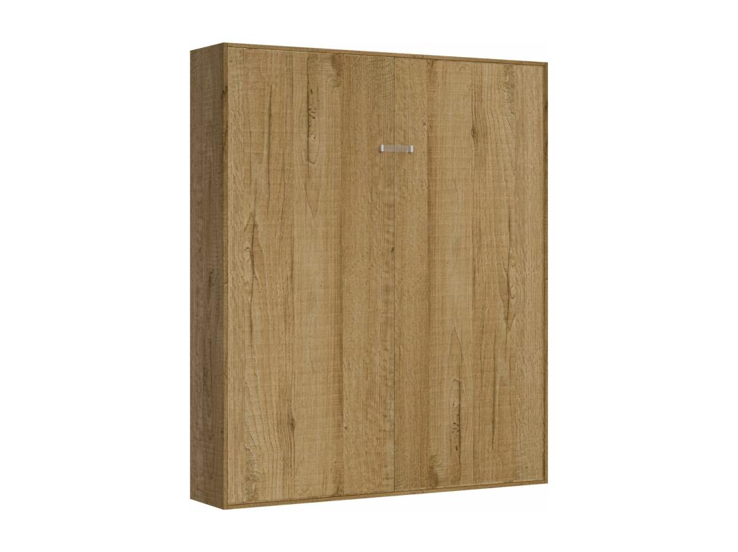 Verticaal Kentaro 160 opklapbed natuur eiken