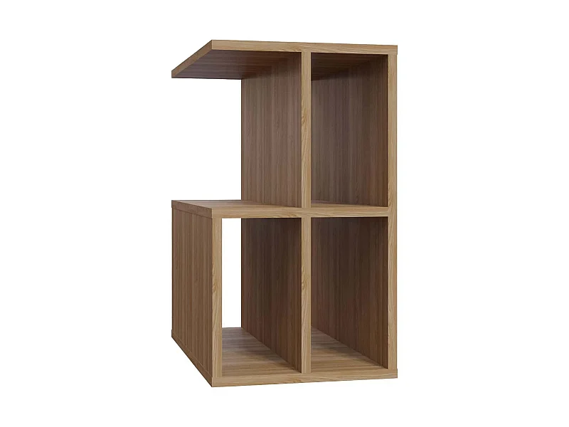 Table d'appoint de salon loira moderne chêne 59,6x35,6x63,2 cm