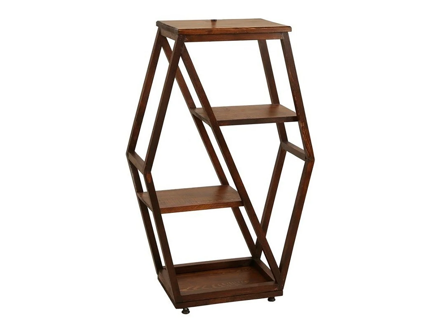 Table d'appoint de salon roe moderne noyer 38x25x90 cm