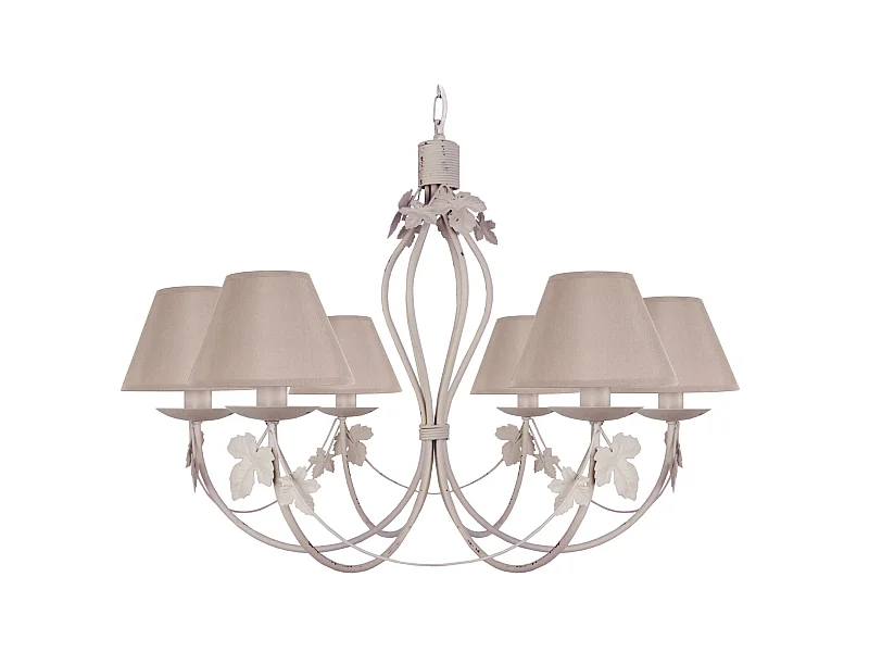 Lustre TOSEL PUY tecido braço taupe D84 x  H90  cm