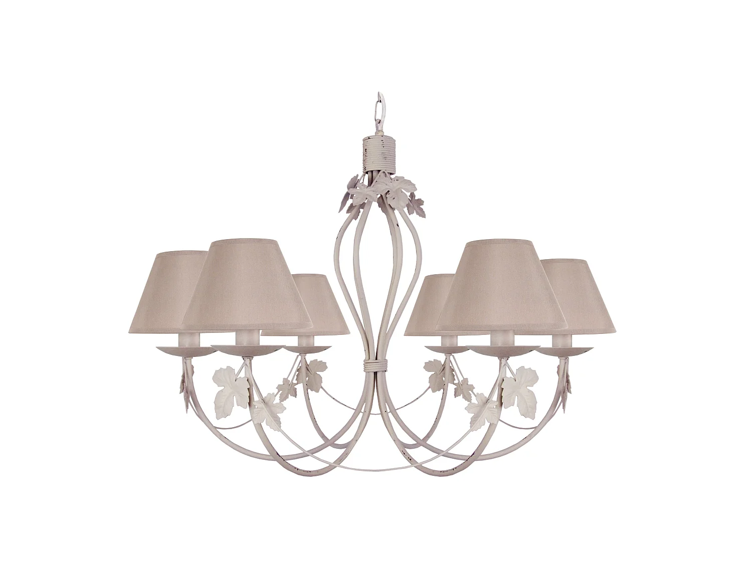 Lustre TOSEL PUY tecido braço taupe D84 x  H90  cm