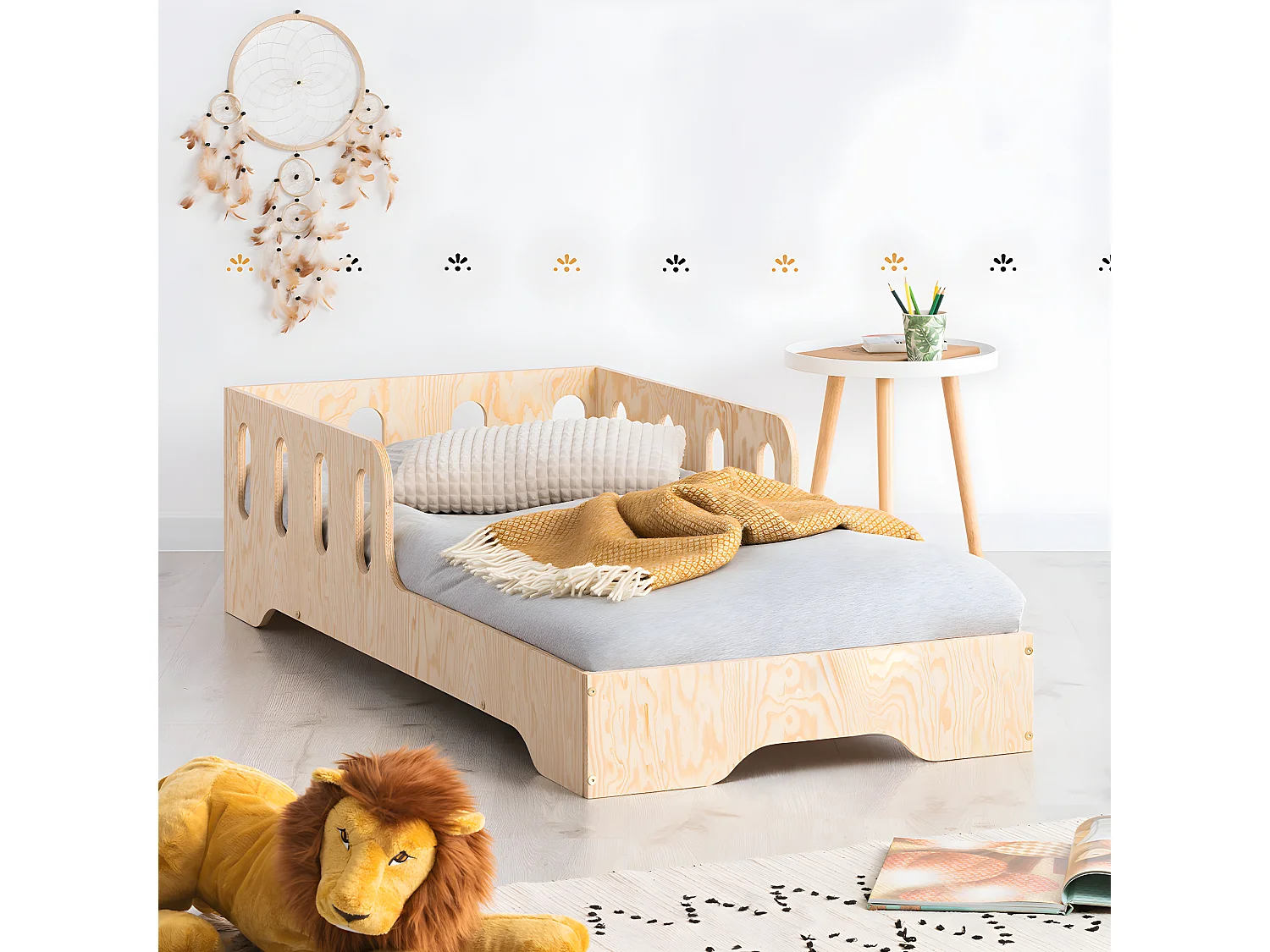 Lit 70x140 sommier inclus Tom Bois