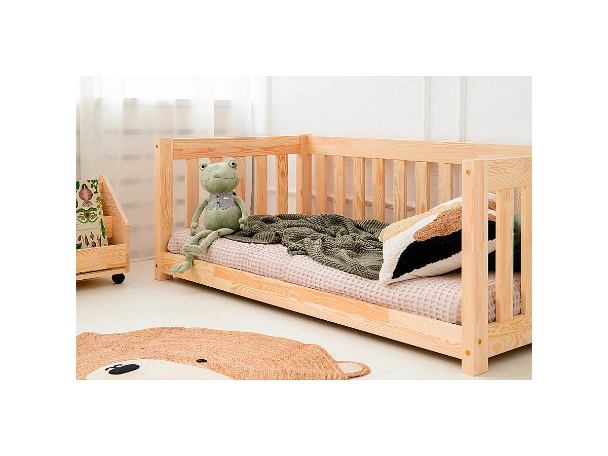 Banco-cama 90x190 com base de ripas Thelma Bois