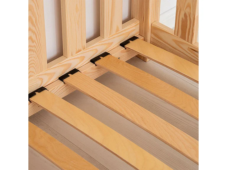 Banco-cama 90x190 com base de ripas Thelma Bois