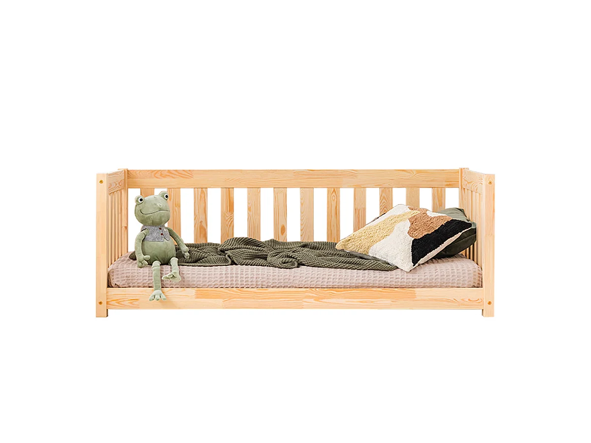 Banco-cama 90x200 com base de ripas Thelma Bois