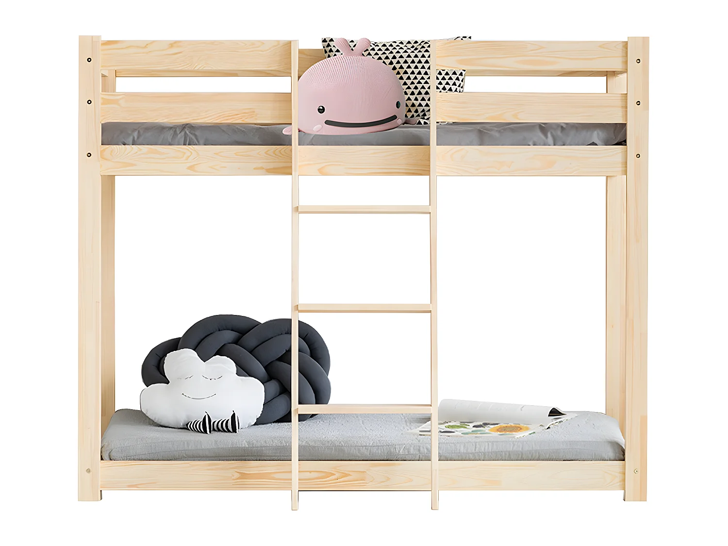 Stapelbed Derek Bois 90x190 inclusief lattenbodem